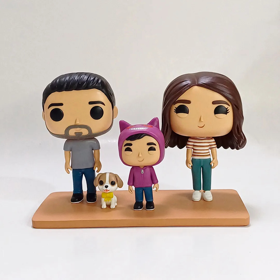figura-funko-personalizada-para-una-familia (3) Familia Funko Pop